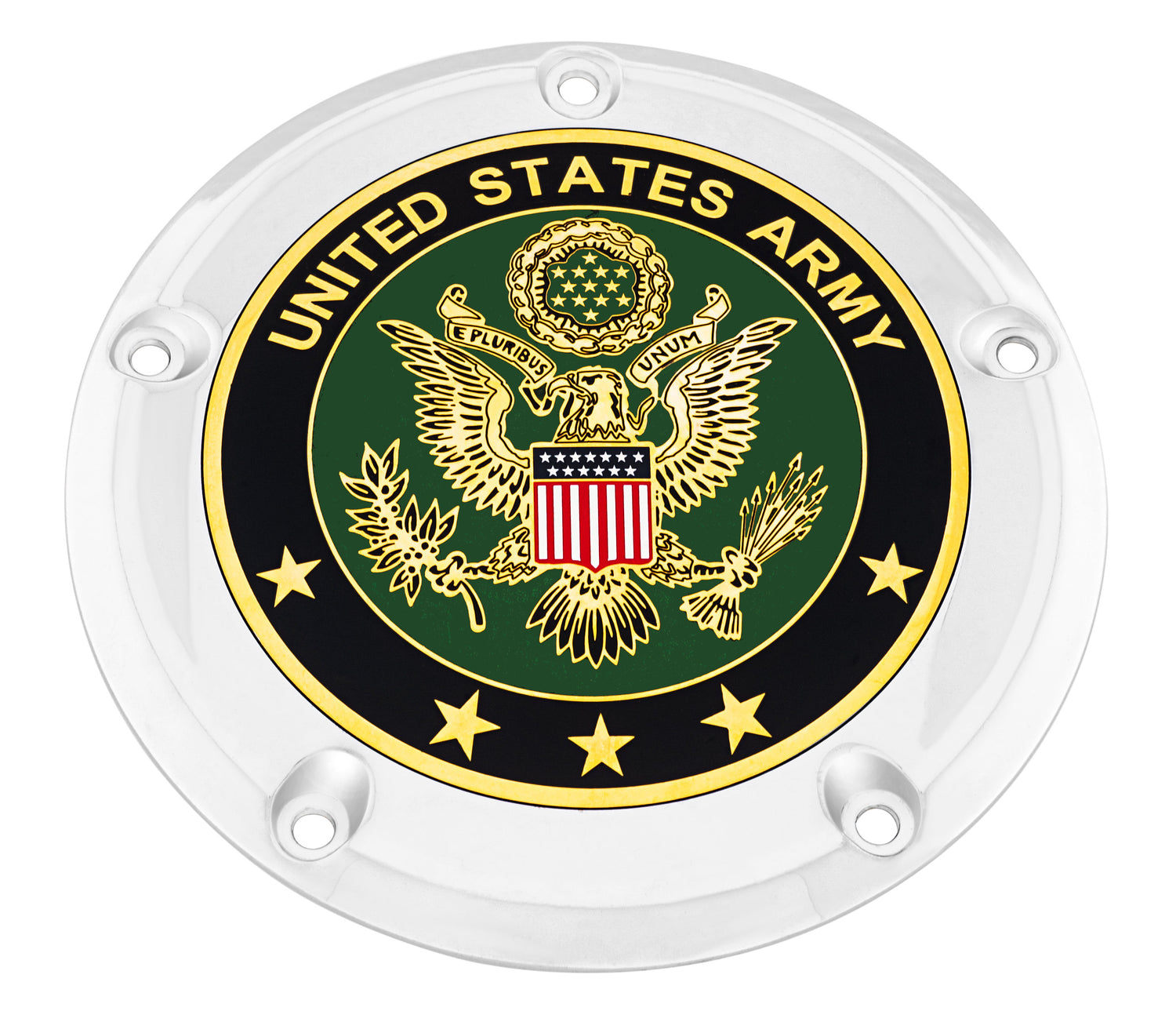 US Army Seal, Full Color, Gold Plated