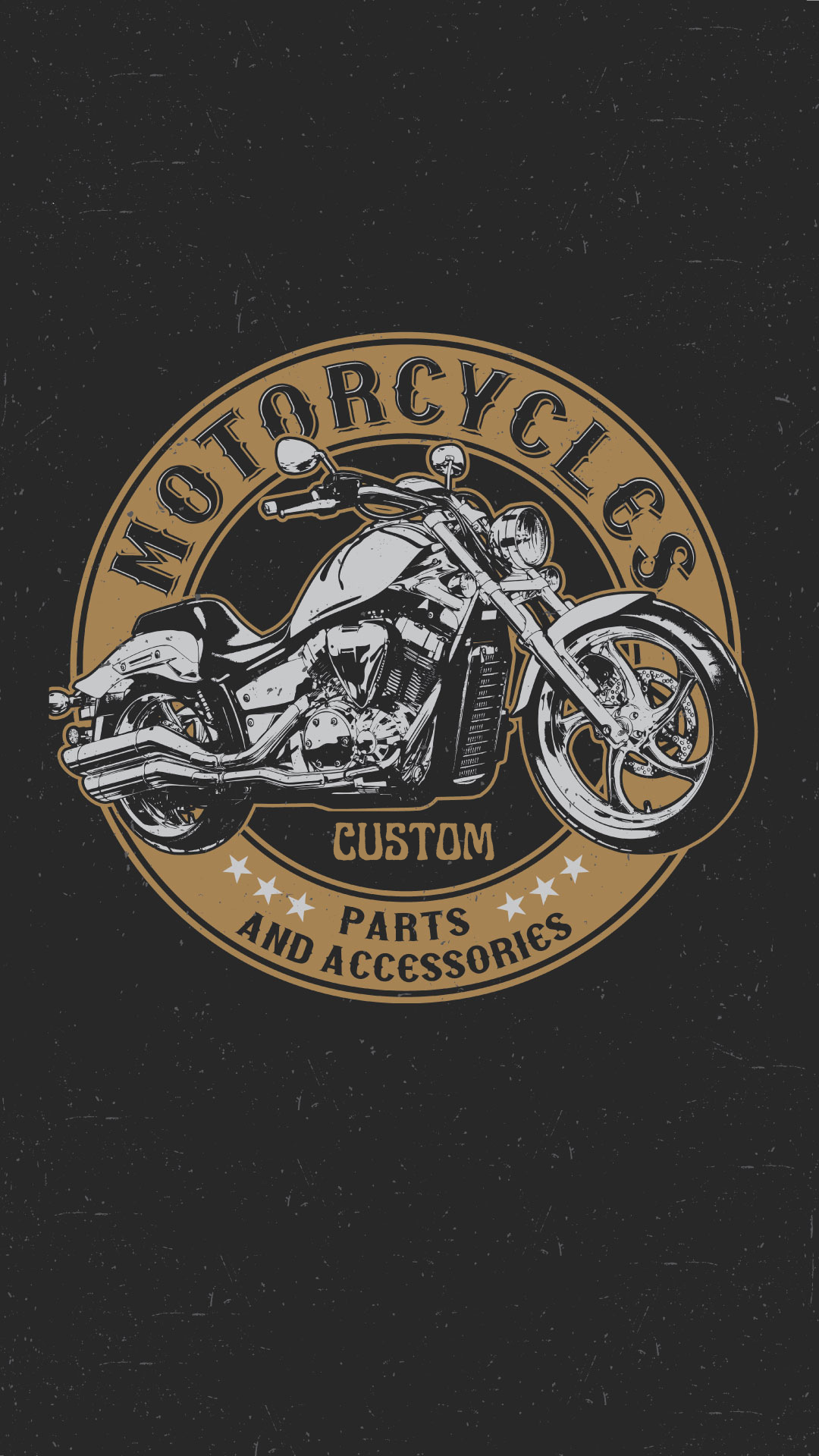 Motorcycles Custom Parts and Accessories illustration
