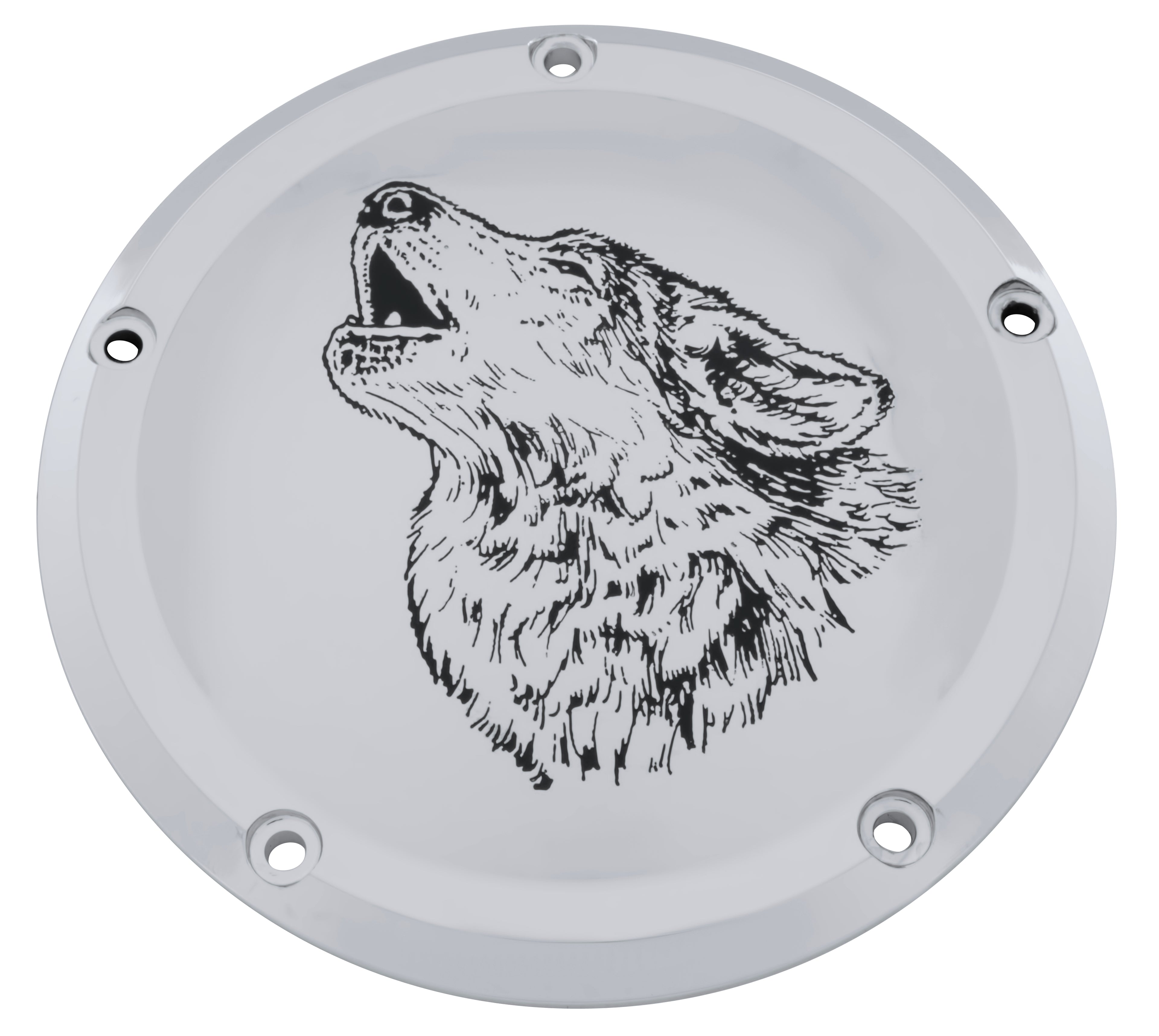 Wolf howling design