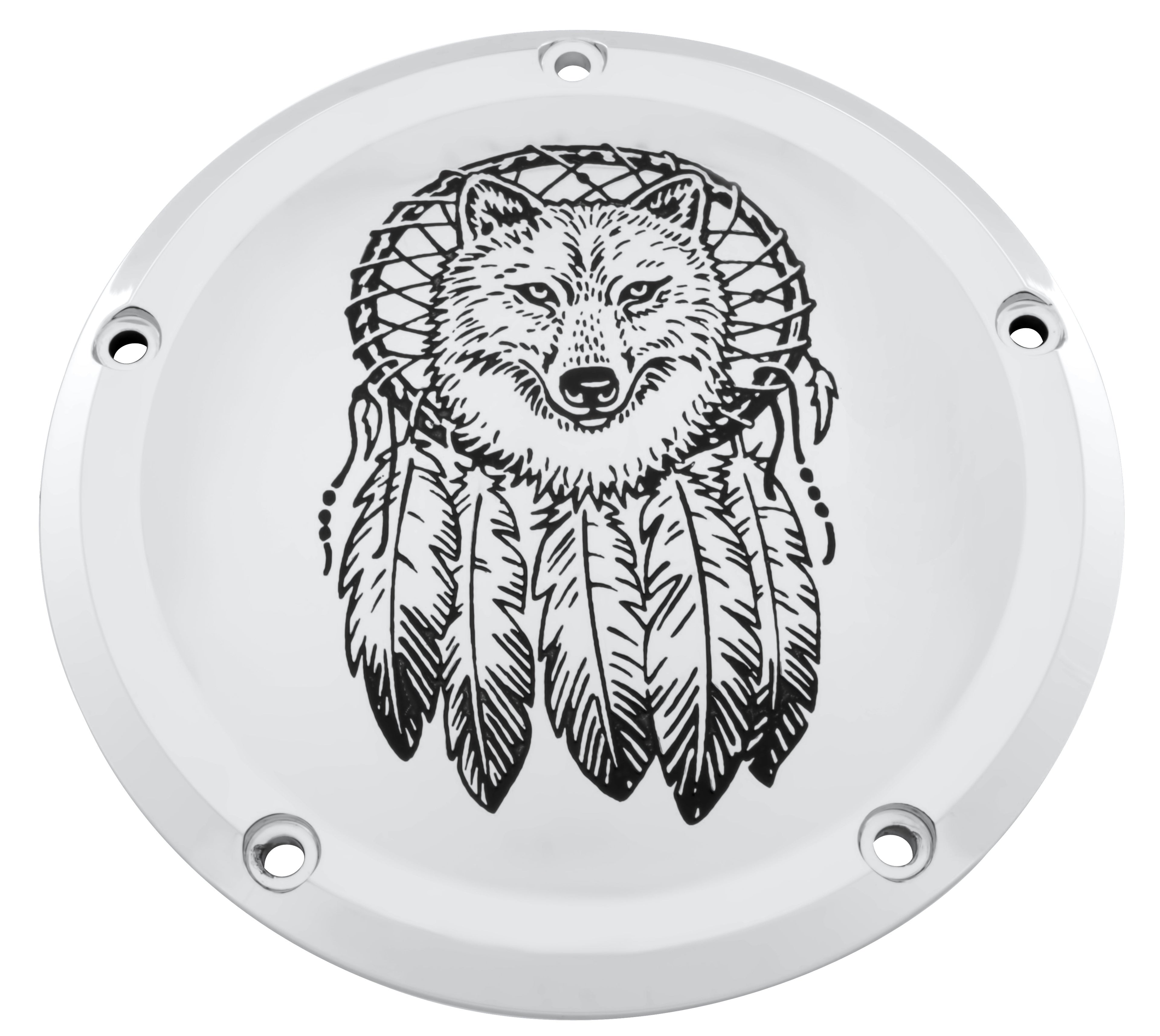 Dreamcatcher Wolf 2019 & Later Softail Derby Cover