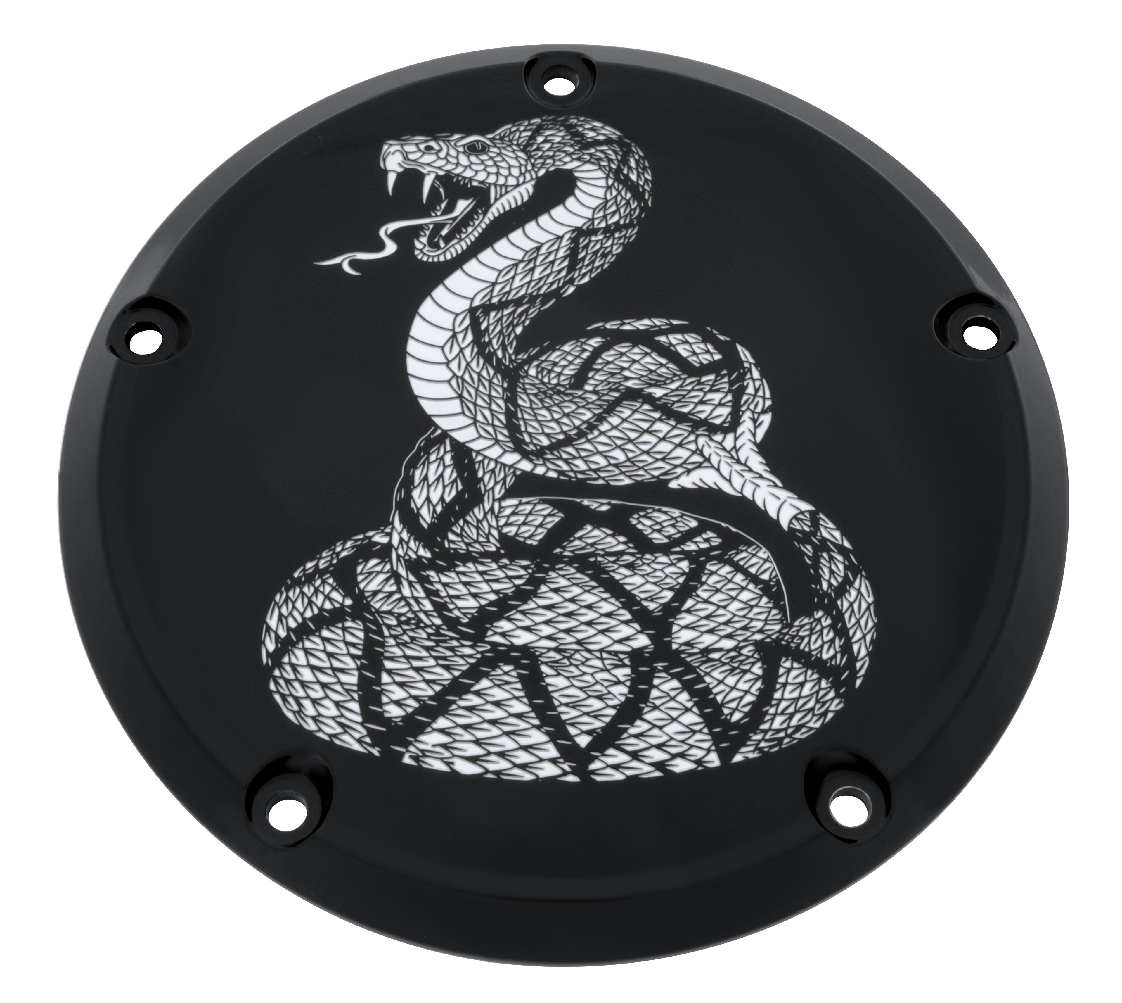 Rattlesnake Black Gloss Derby Cover