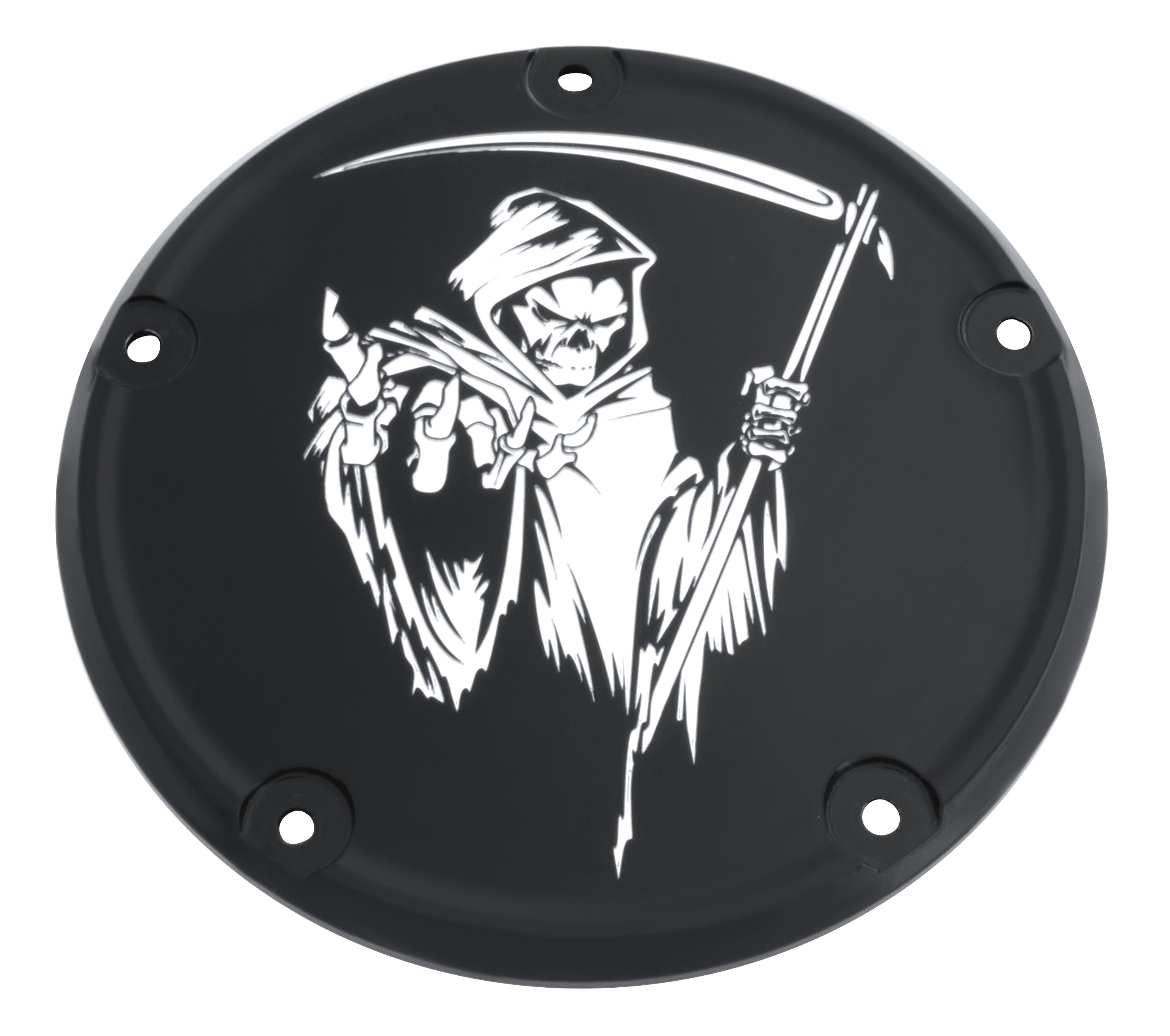 Reaper Giveth To Me- Black Gloss Derby Cover