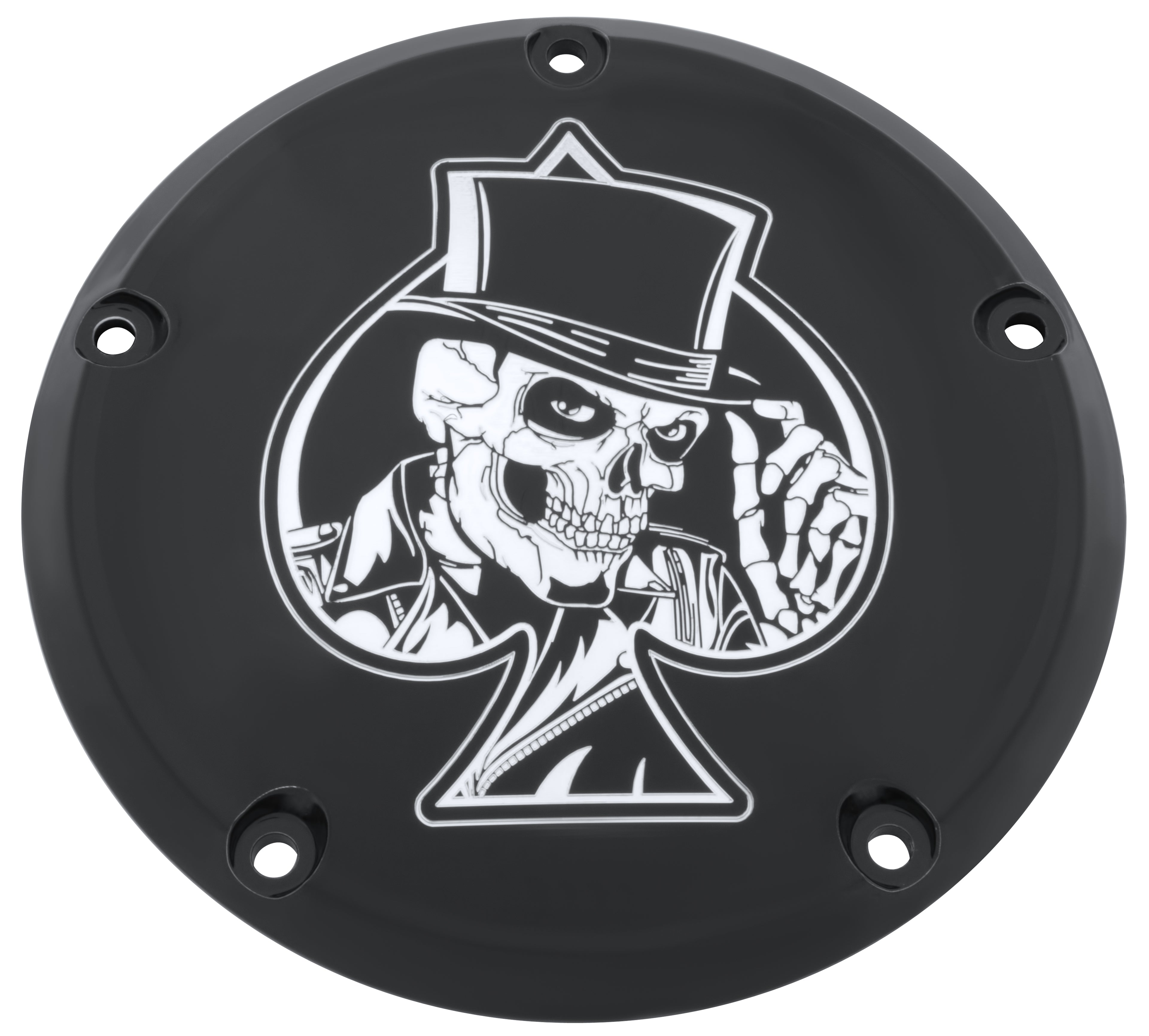 Ace of Spades Skull - 7 ¾ inches in diameter