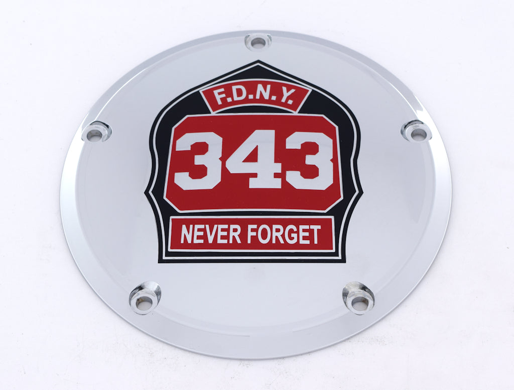 FDNY Helmet Shield; Never Forget- TC Derby