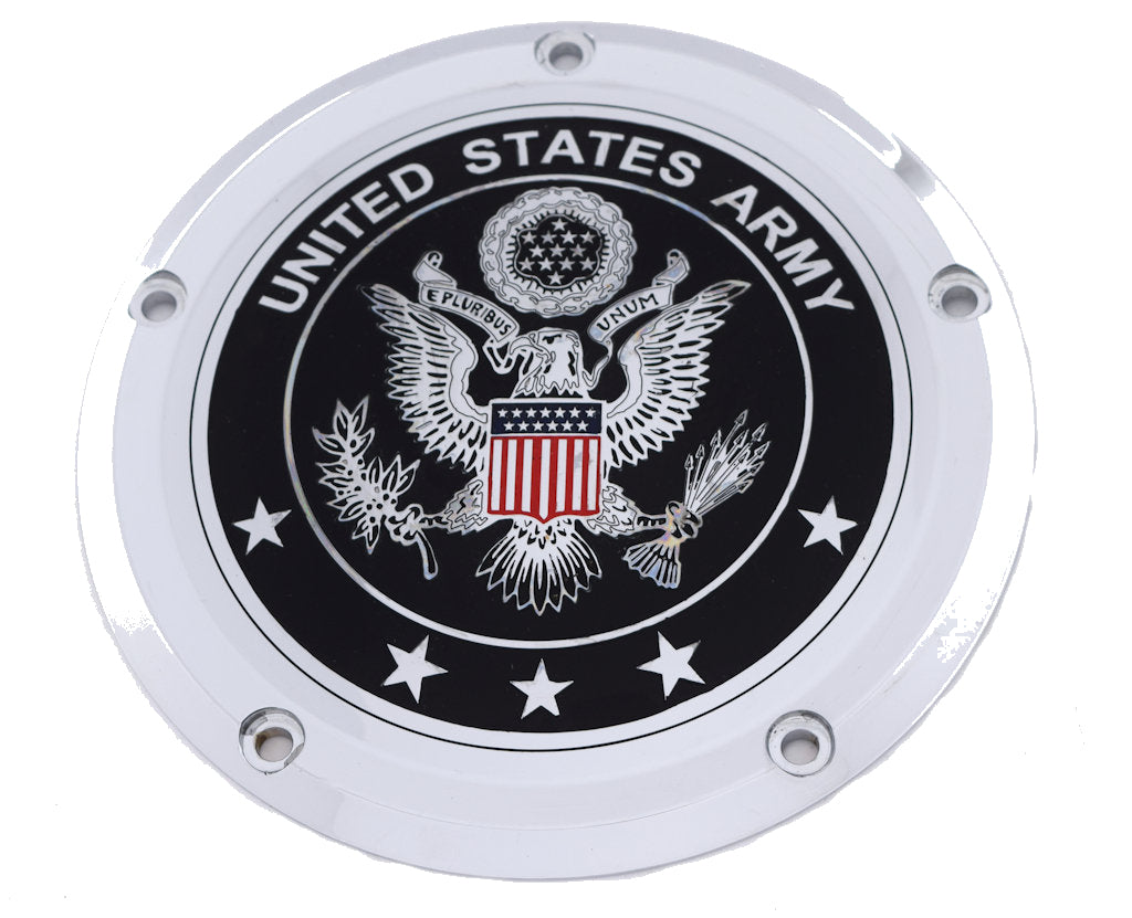 US Army Seal; Black &amp; Chrome- TC Derby