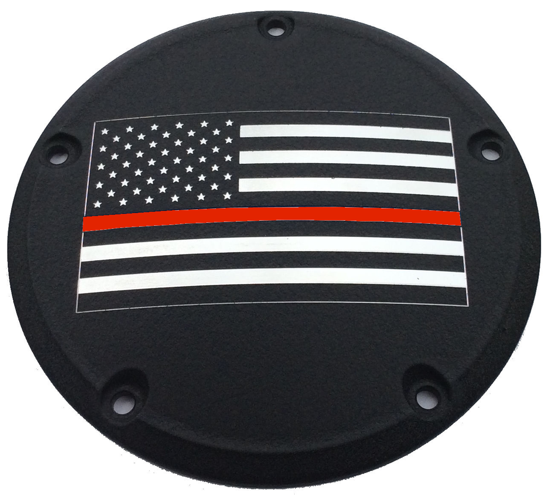 Red Line Flag Derby Cover, 1999-2015, Black Gloss