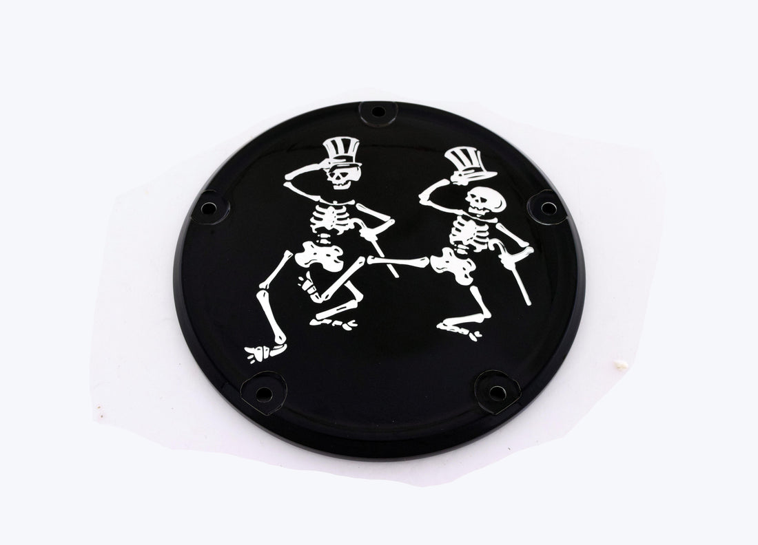 Dancing Skeletons - Black Contrast Cut Sport glide