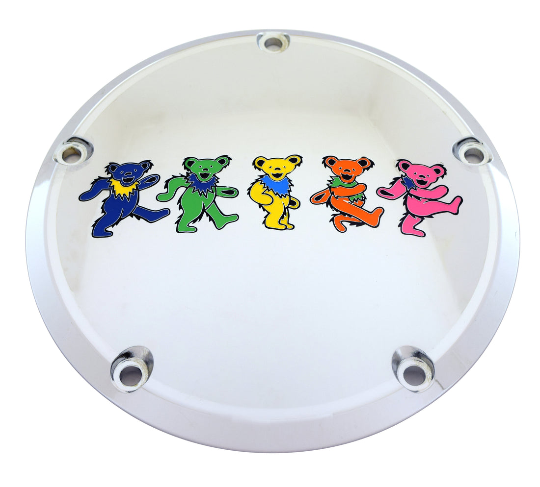 Dancing Bears Full Color - 7¼ inch Derby Cover