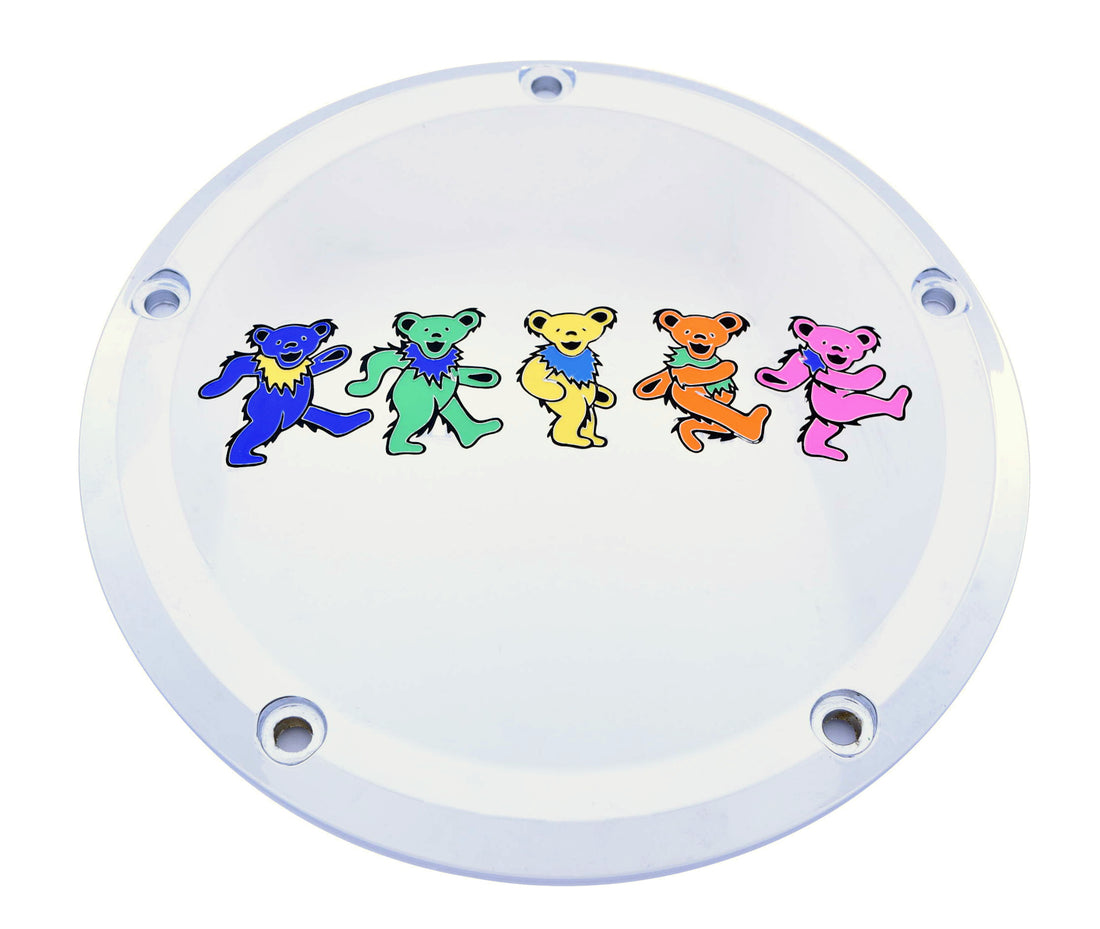 Dancing Bears Full Color - 7¾ inch Derby Cover