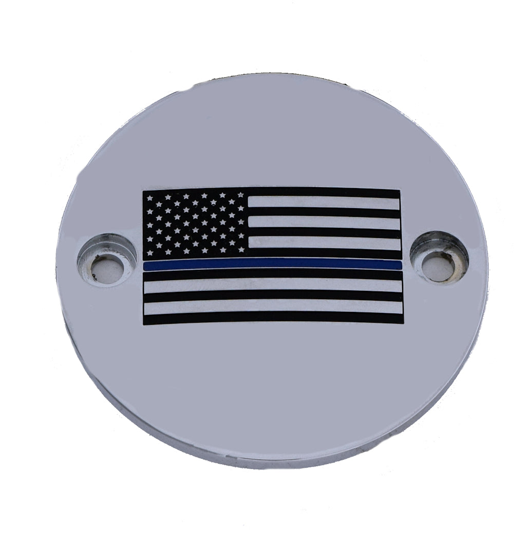 Blue Line Flag M8 Timer Cover