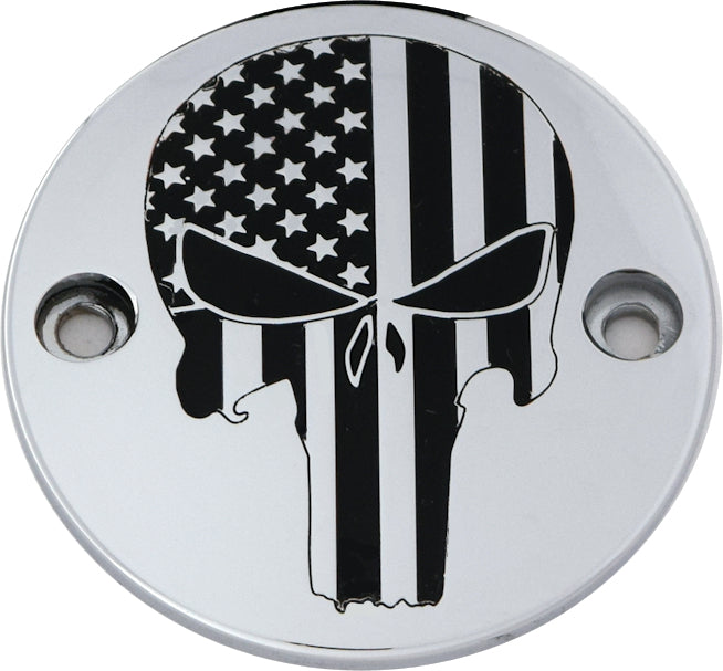 Black and Chrome Stars and Stripes Punisher-63