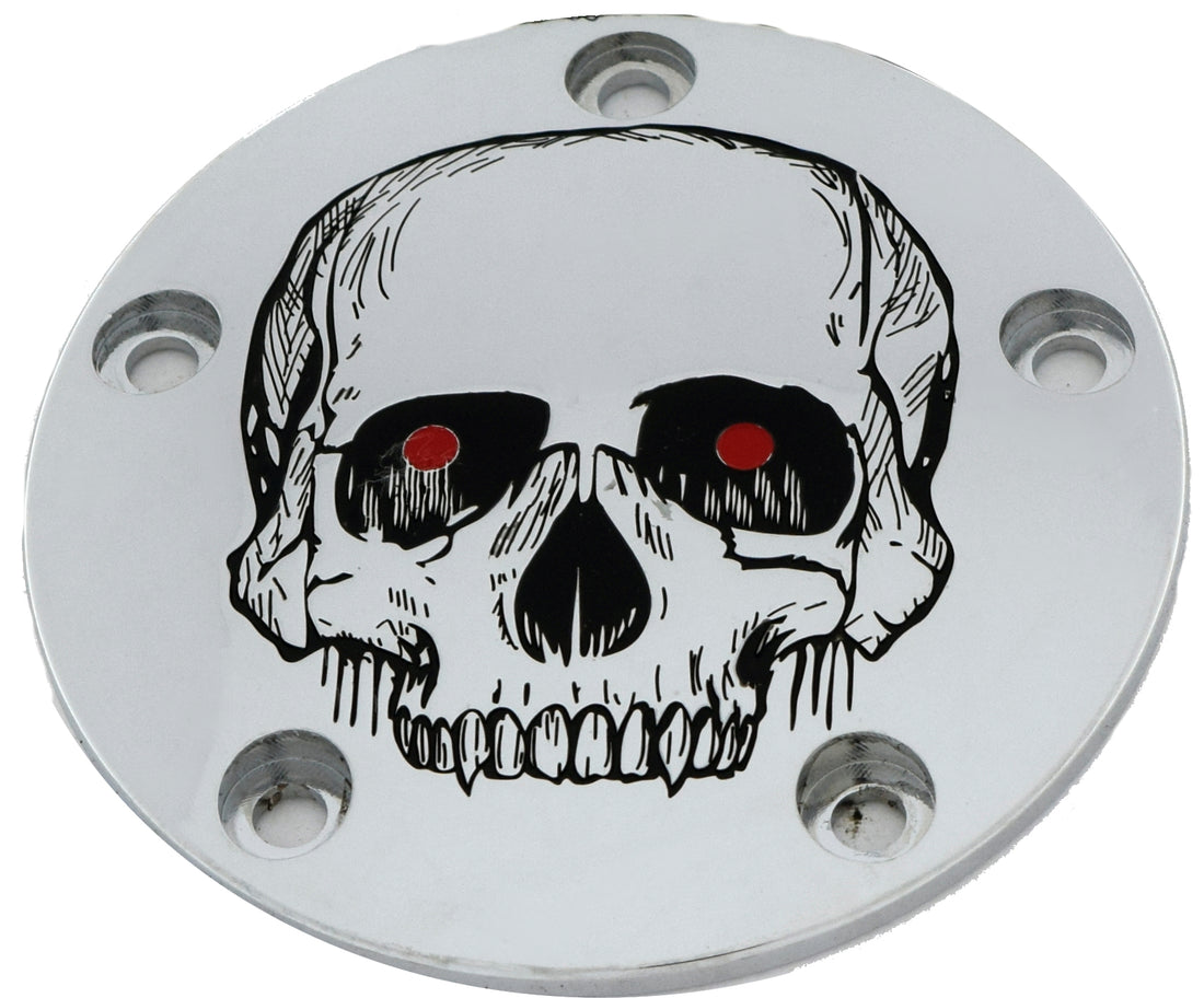 Skull with Red Eyes-04, TC Timer Cover