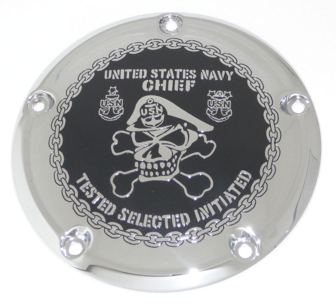 Navy Chief - Skull &amp; Crossbones- TC Derby