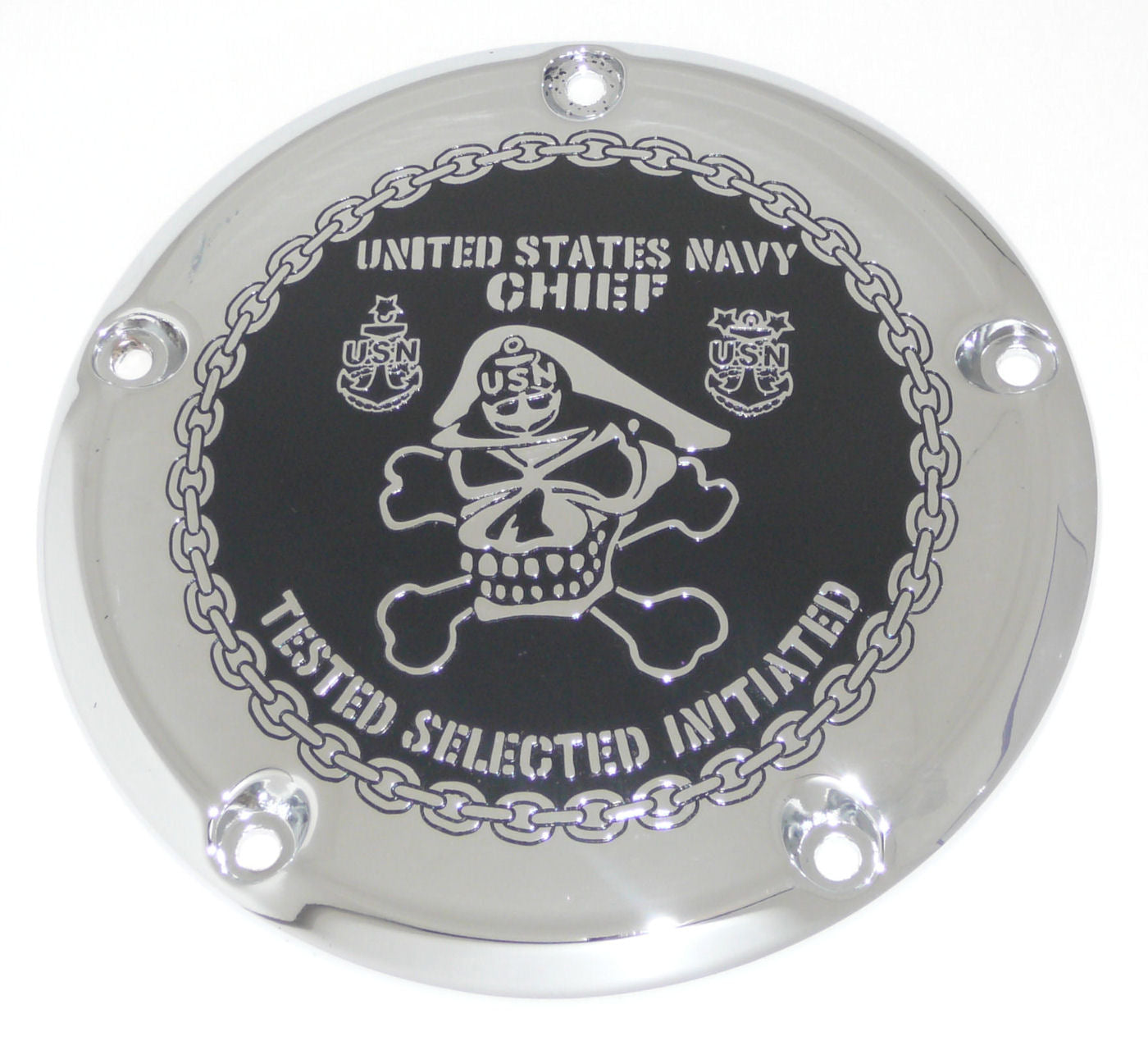 Navy Chief - Skull & Crossbones- TC Derby
