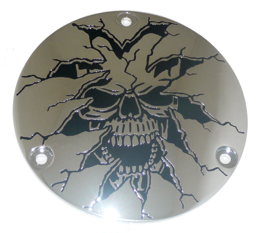 Tear Thru Skull, Shovel/Evo Derby Cover