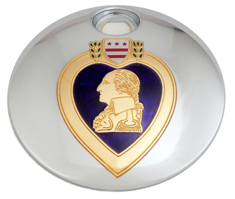 Purple Heart- 2008 &amp; Later FLH Fuel Lid