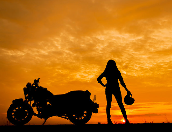 Stylish Custom Parts for Women Motorcyclists