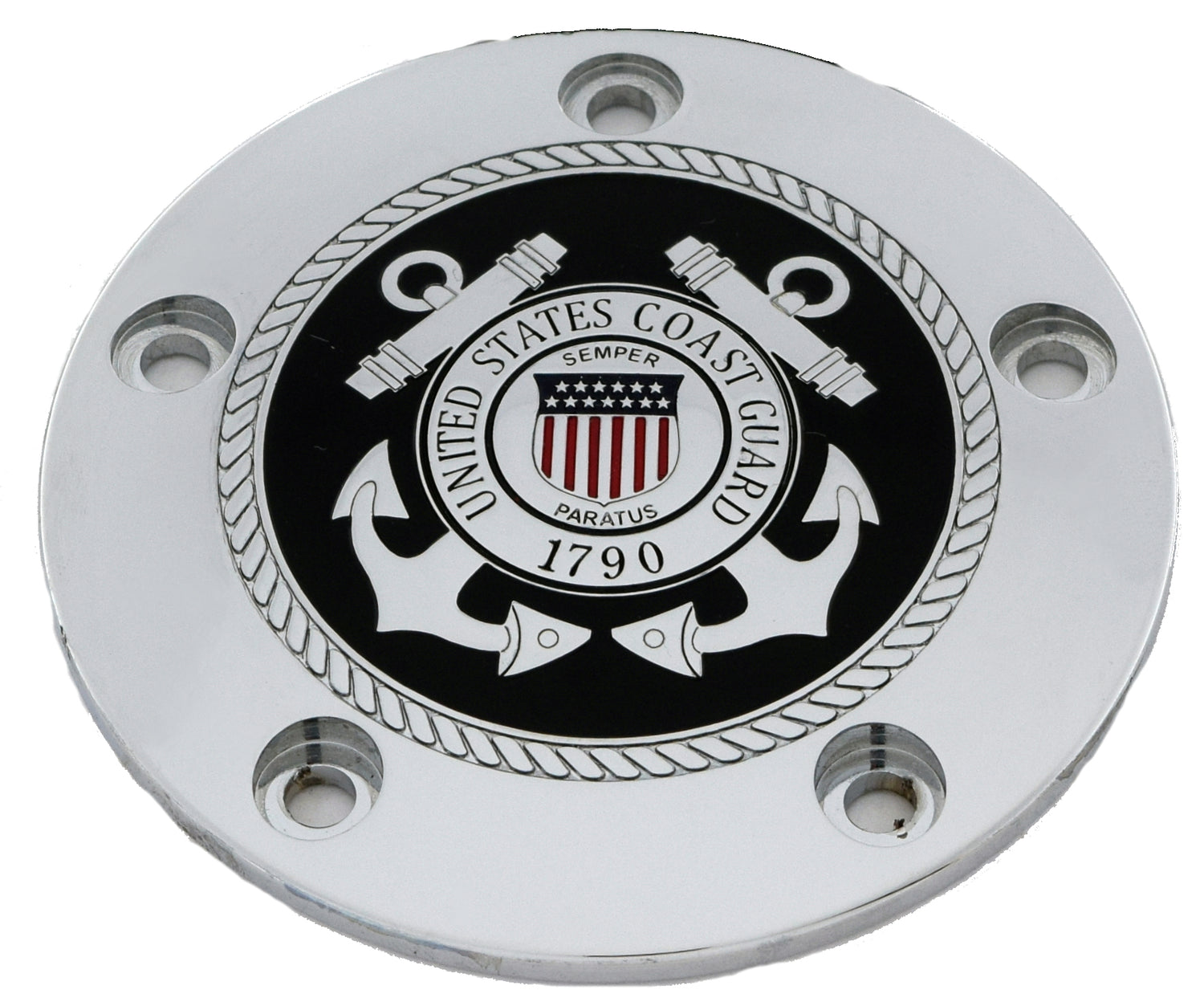 Coast Guard Seal (Black and Chrome)