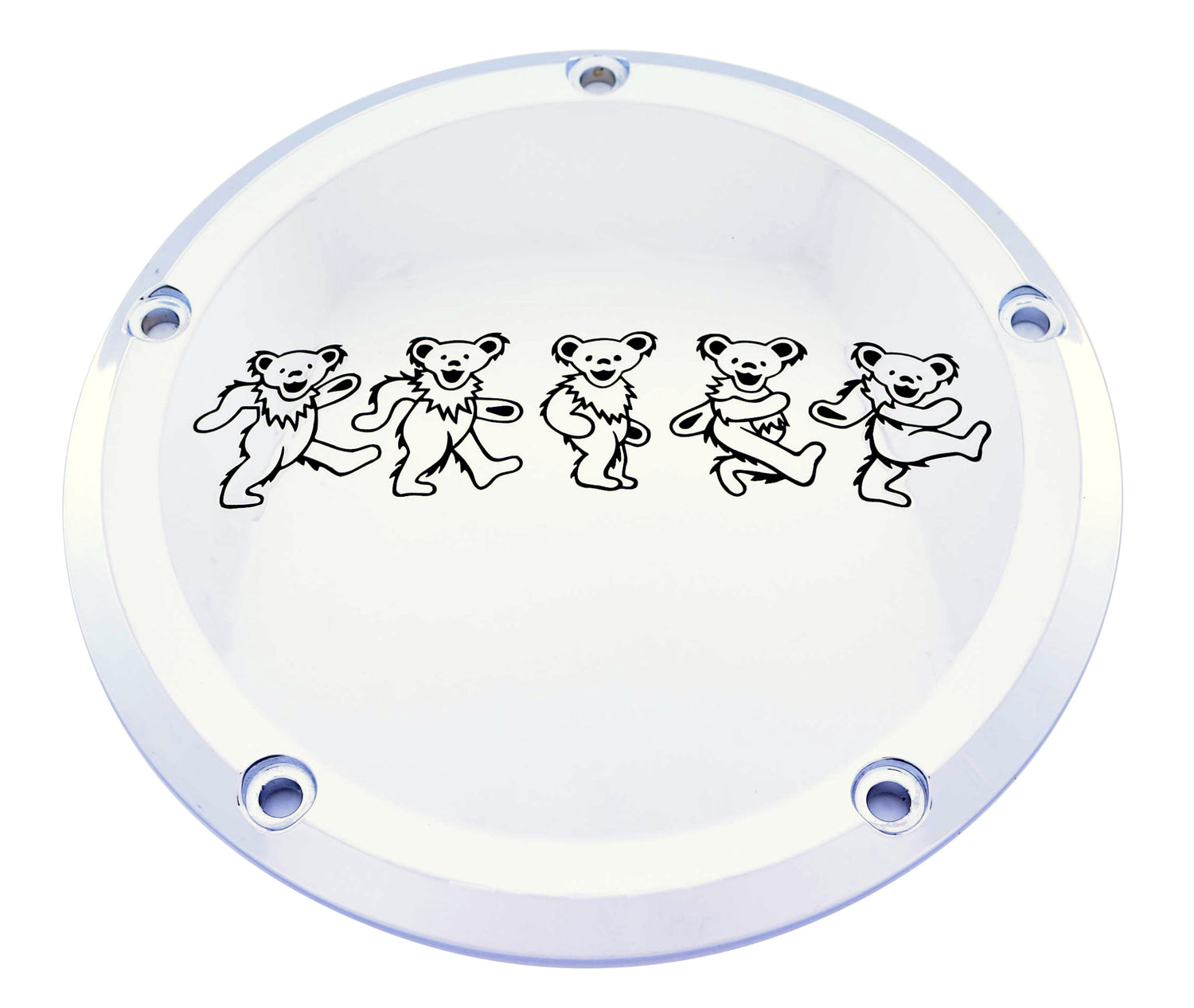 Dancing Bears - Black &amp; Chrome
