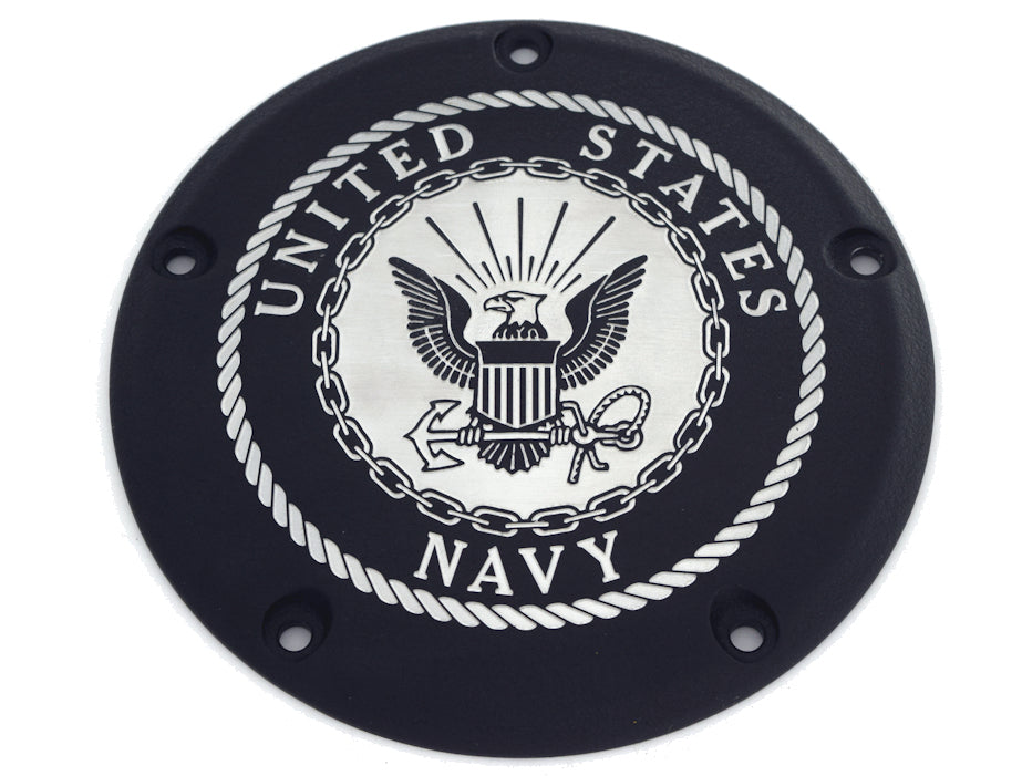 Navy Logo - Black Wrinkle