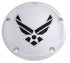 silver timing cover with black U.S. Air Force seal