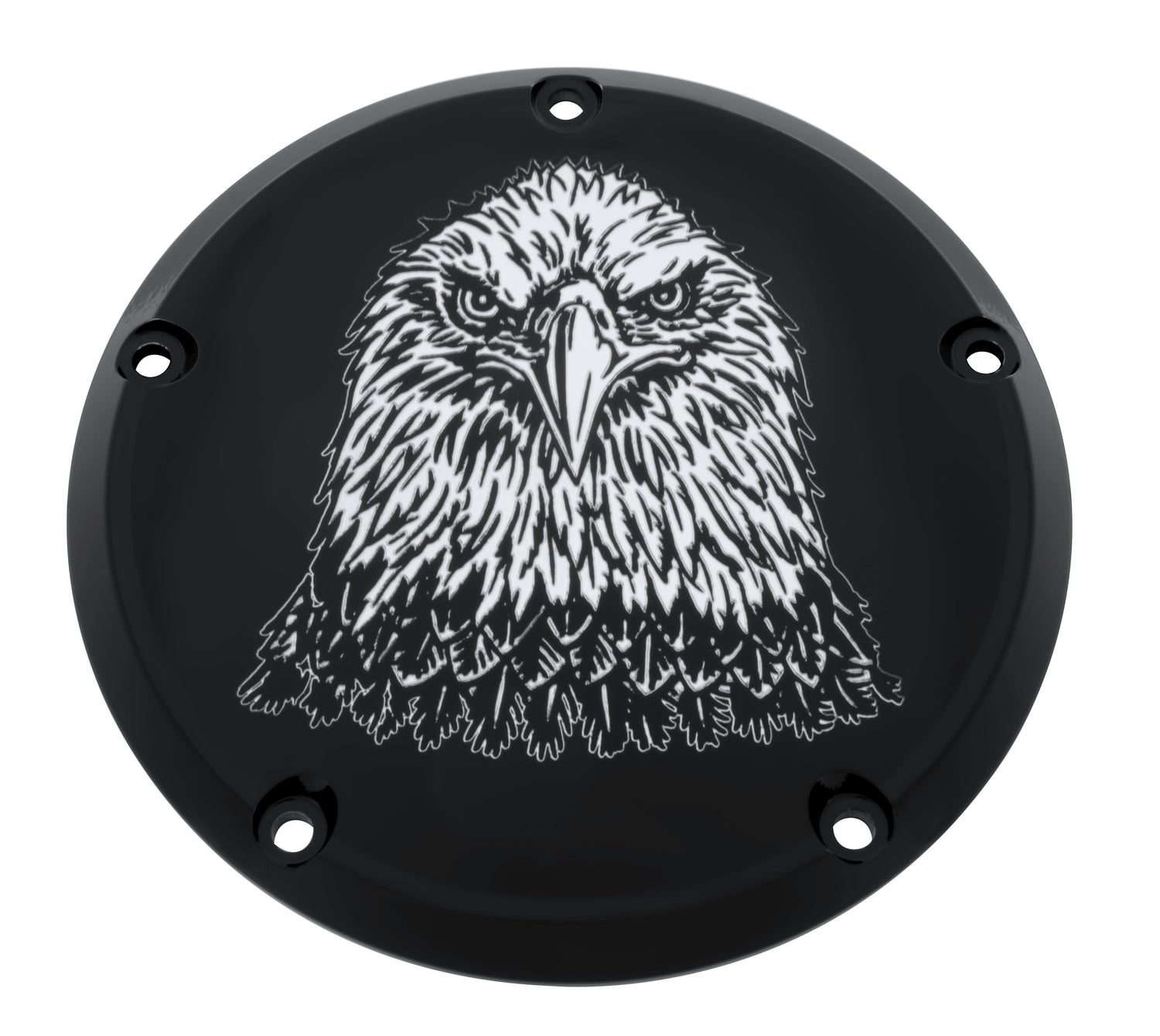 Eagle with Attitude    Black Gloss Derby Cover