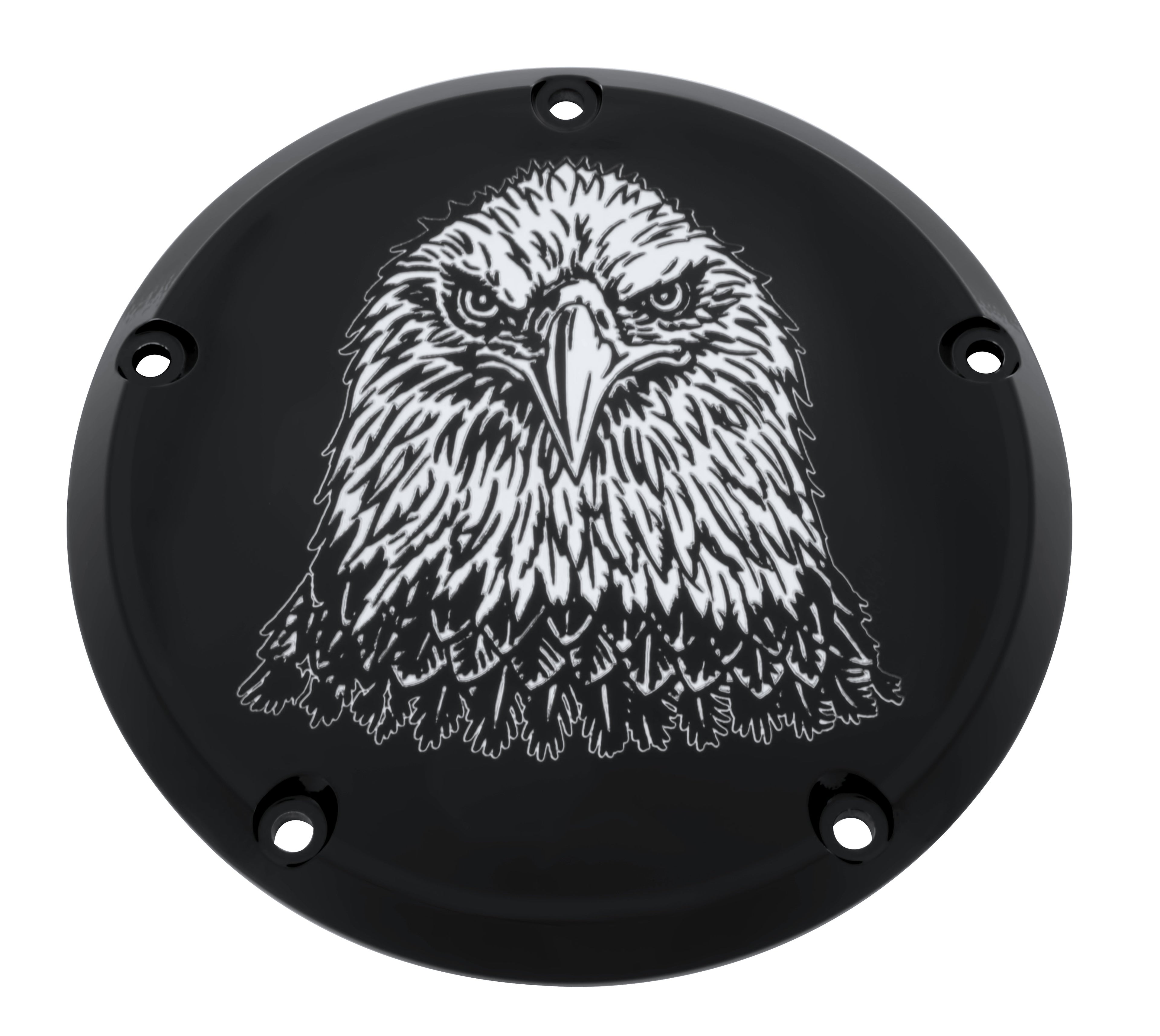 Eagle with Attitude    Black Gloss Derby Cover