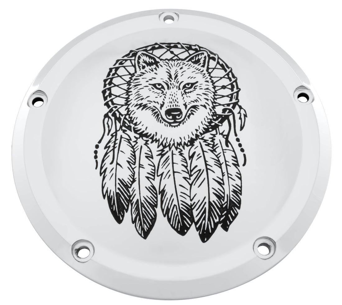 Dreamcatcher Wolf   2019 &amp; Later Softail Derby Cover