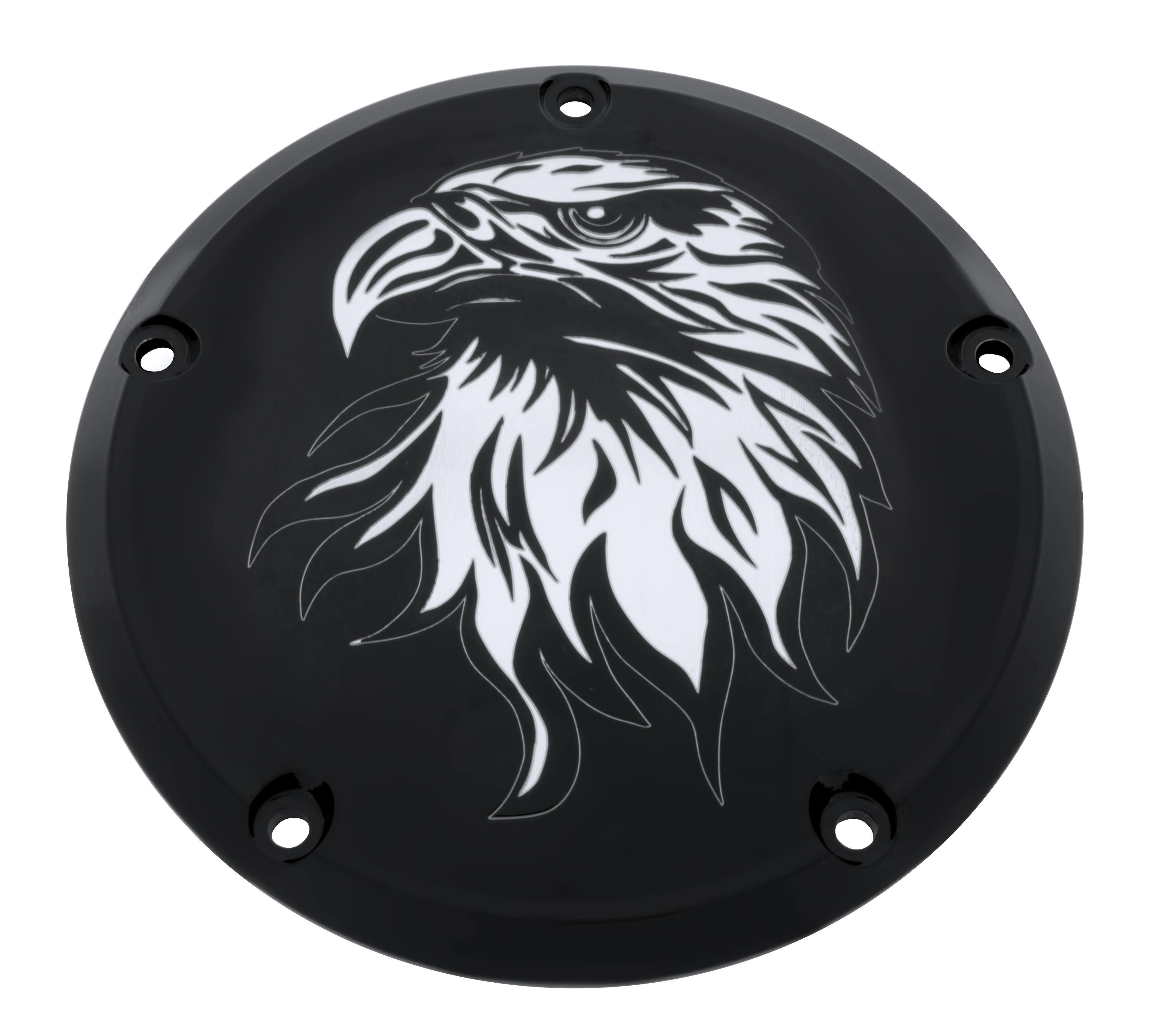 black timing cover with eagle design