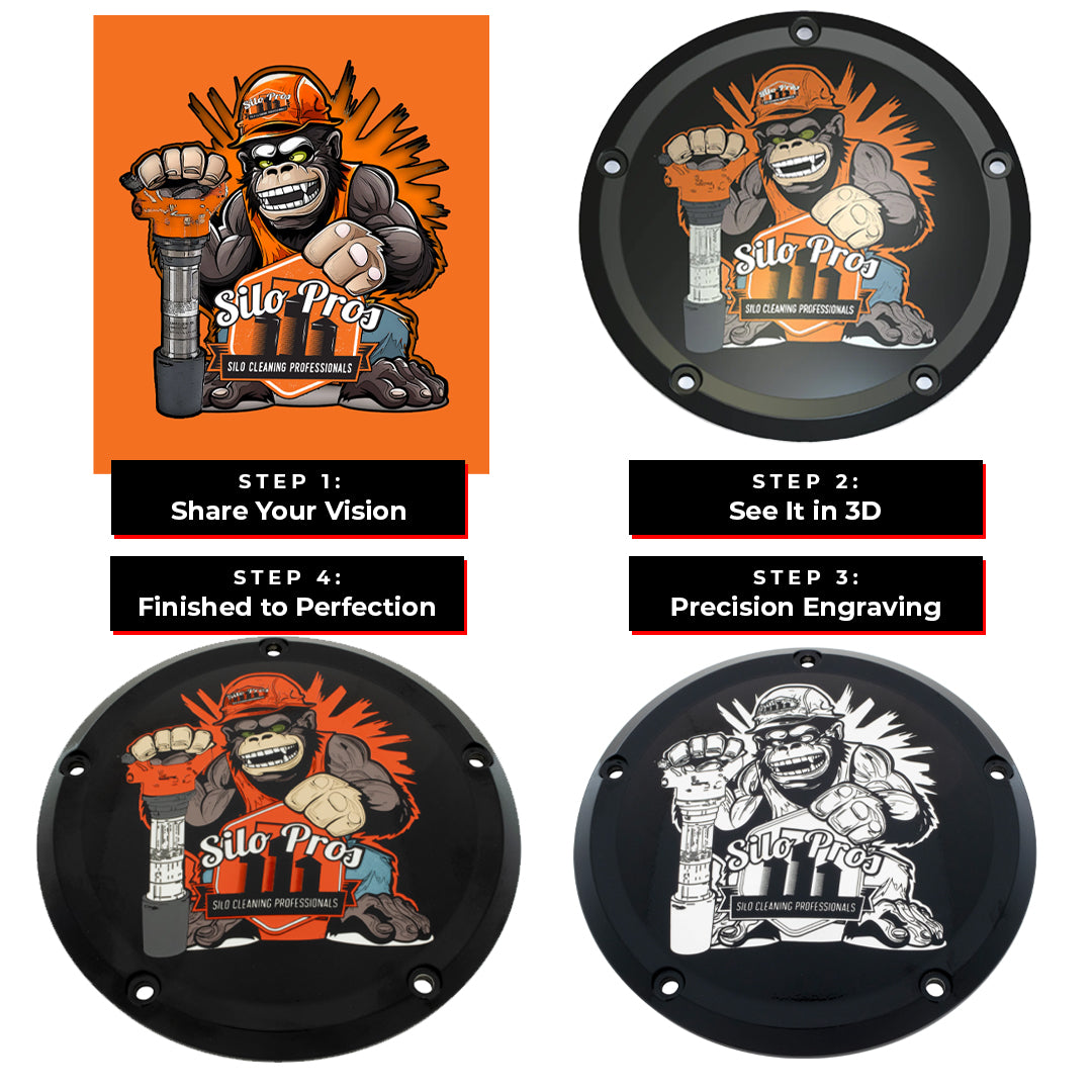 Custom Derby Cover – Designed Part for Harley Davidson