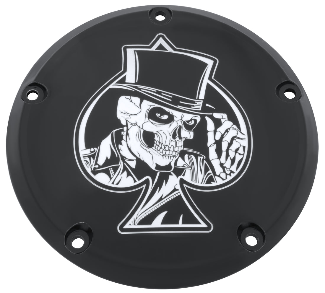 Ace of Spades Skull - 7 ¾ inches in diameter
