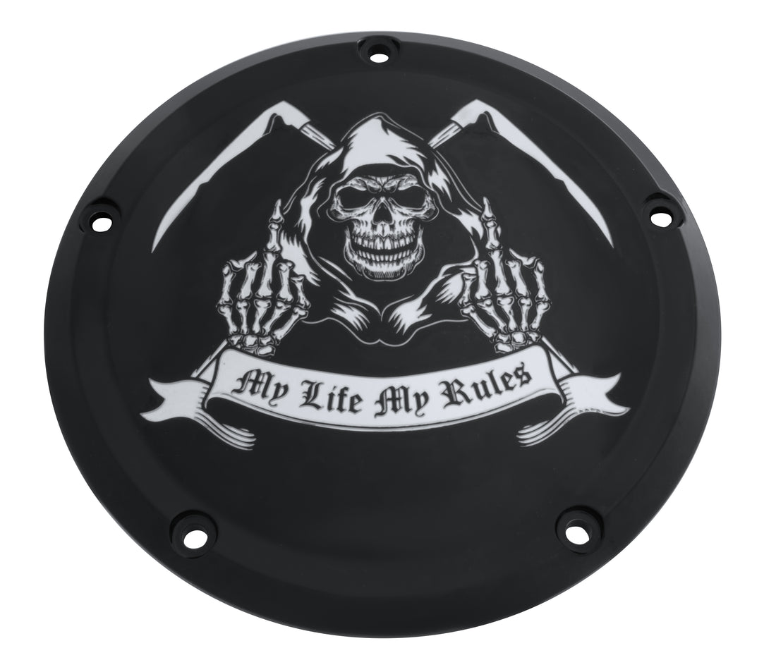 My Life, My Rules - Black Gloss  Derby Cover