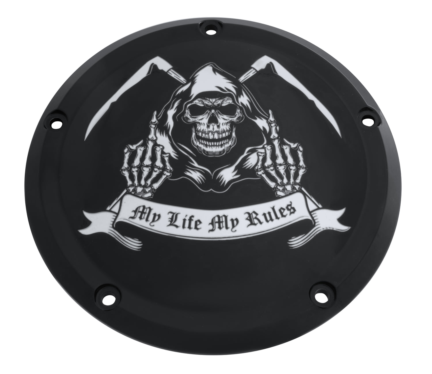 My Life, My Rules - Black Gloss  Derby Cover