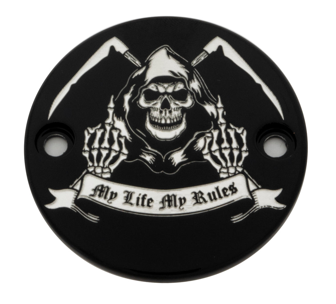 My Life, My Rules   Black Gloss M8 Timer Cover
