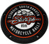 Widows Sons Sturgis motorcycle rally derby cover featuring 85th anniversary logo in black and orange colors.