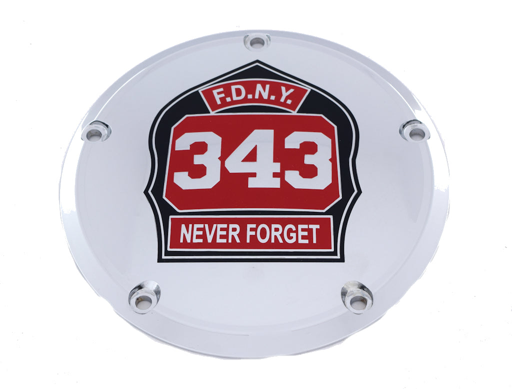 FDNY Helmet Shield   7 ¾ inches in diameter