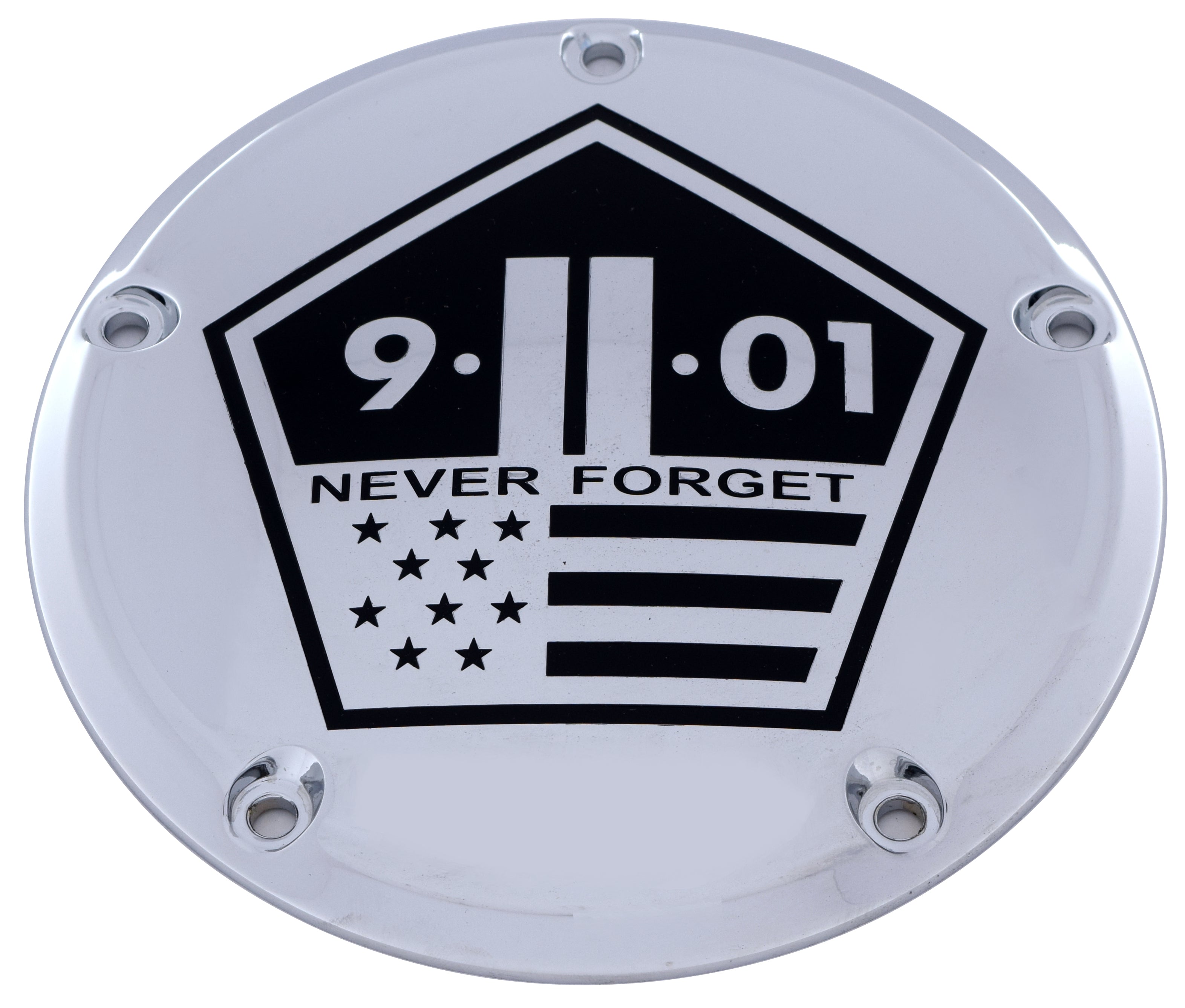 911 Never Forget (No Color)   7 ¾ inches in diameter