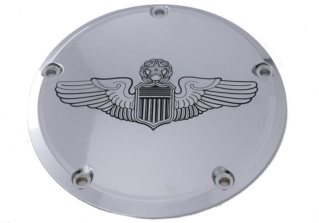 Air Force Command Pilot Wings TC Derby Cover, 7 ¼ inches in diameter