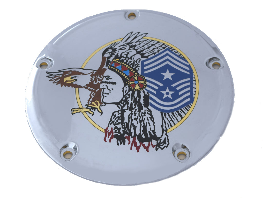 Air Force Chief (Color) - TC Derby Cover, 7 ¼ inches in diameter