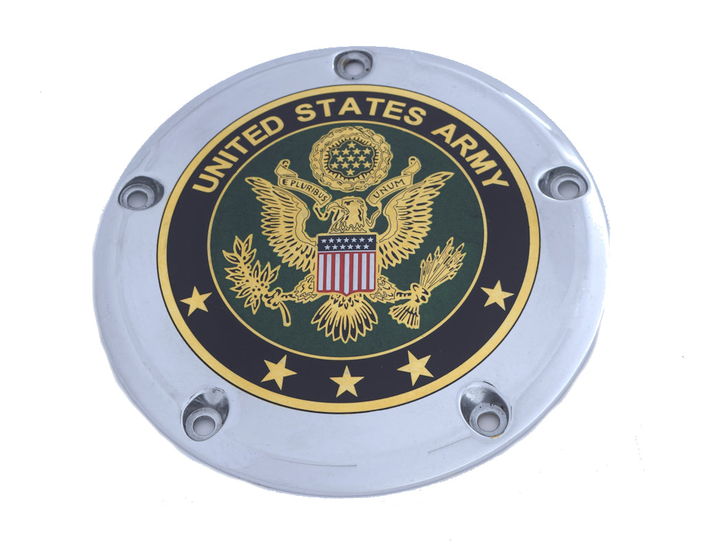 Full Color US Army Seal  TC Derby Cover, 7 ¼ inches in diameter