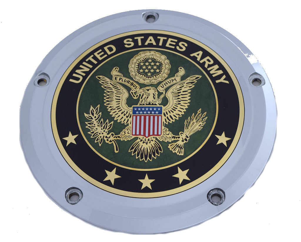 Full Color US Army Seal  Derby Cover, 7 ¾  inches in diameter