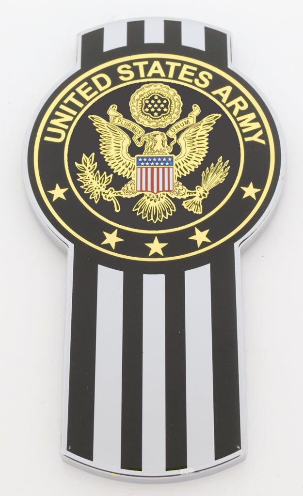 Black &amp; Gold Army Seal Kenworth Emblem