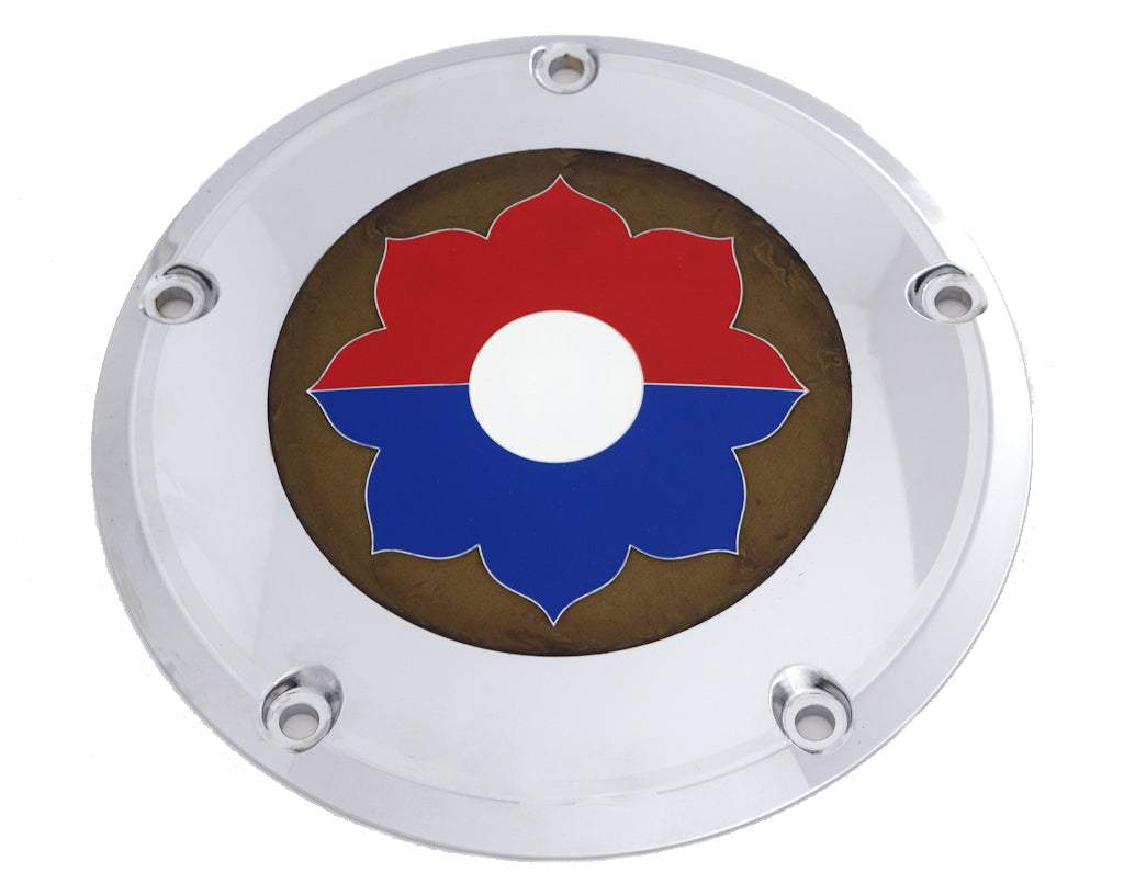 9th Infantry Division - TC Derby Cover, 7 ¼ inches in diameter