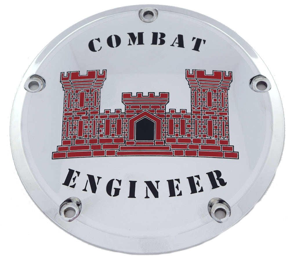 Combat Engineers -  TC Derby Cover, 7 ¼ inches in diameter