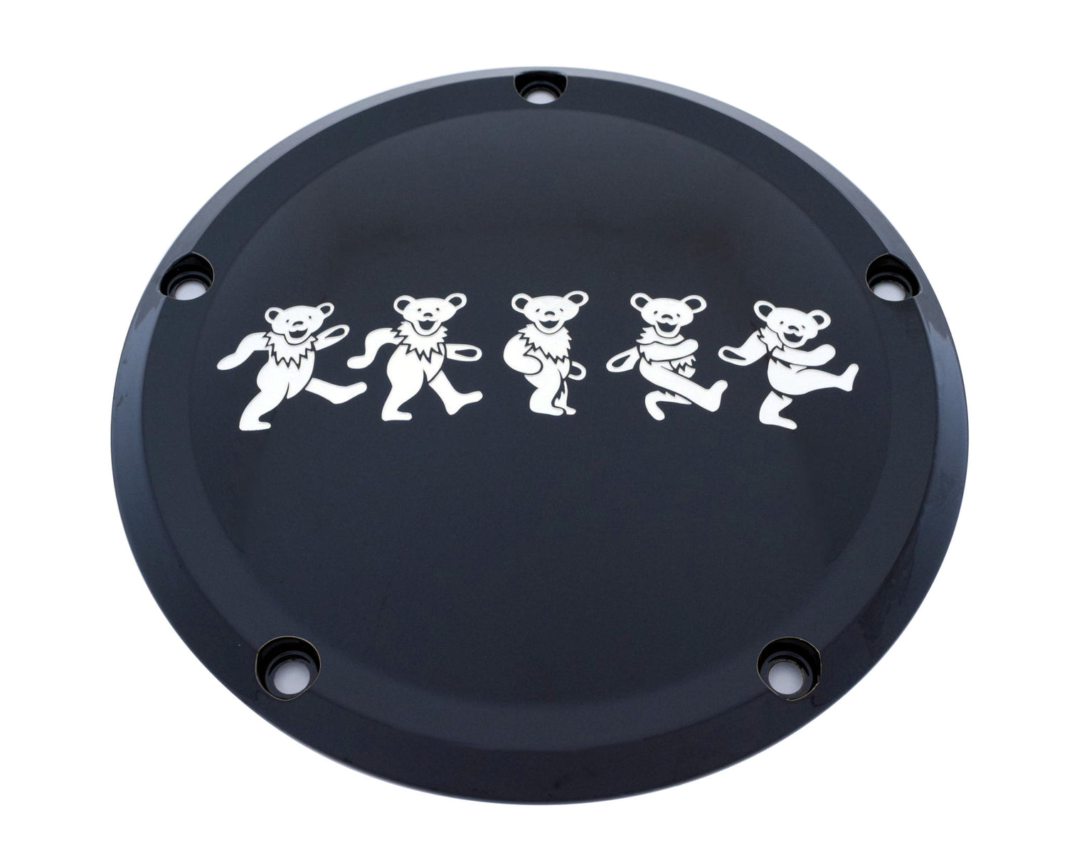 Dancing Bears - 7¼ inch Derby Cover, Black Contrast Cut