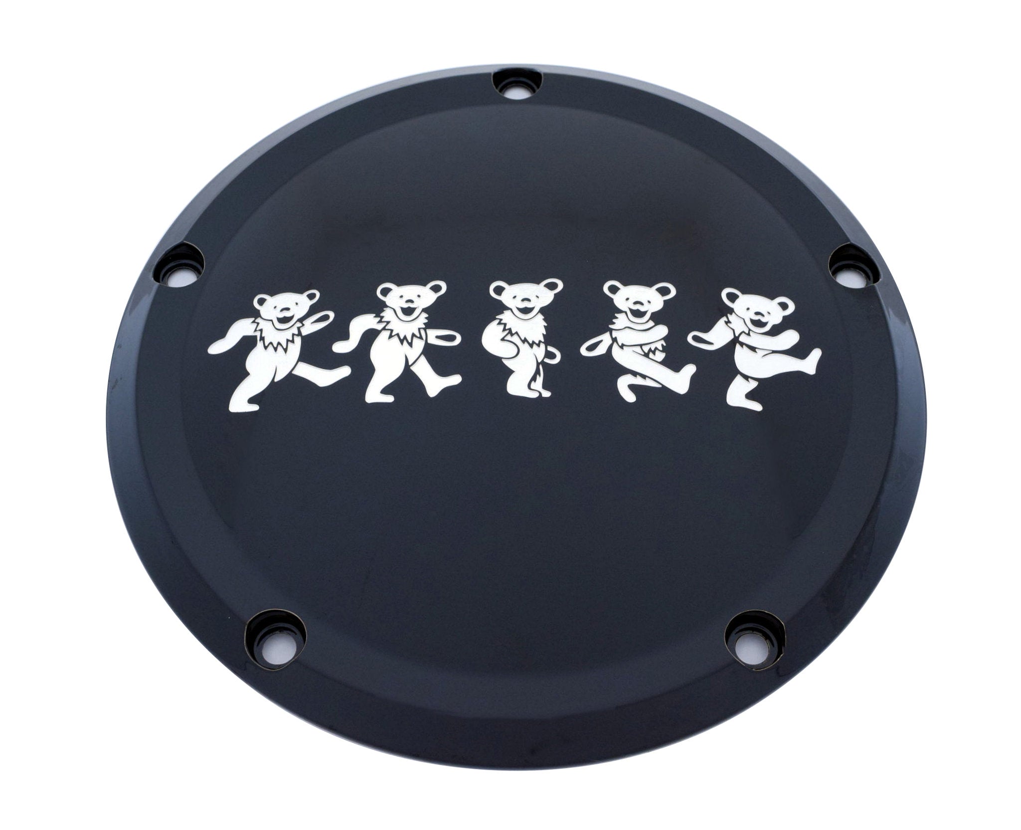 Dancing Bears - 7¼ inch Derby Cover, Black Contrast Cut