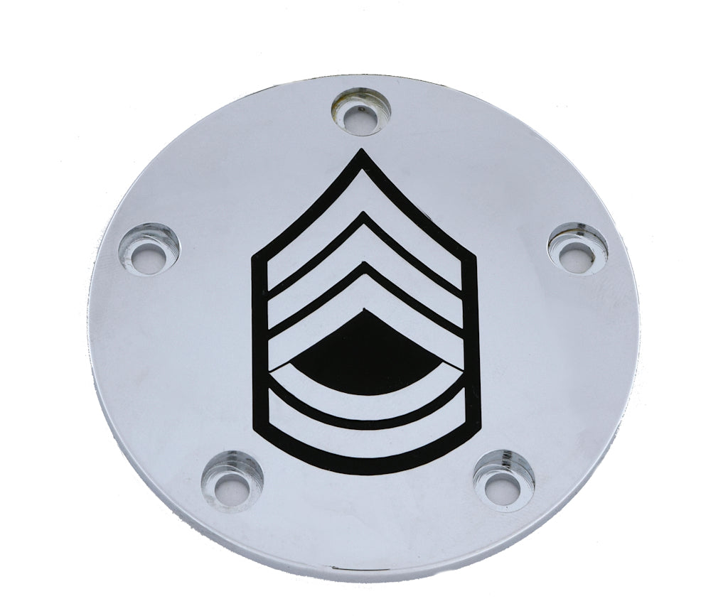 Sergeant First Class-04, Black &amp; Chrome, TC Timer Cover
