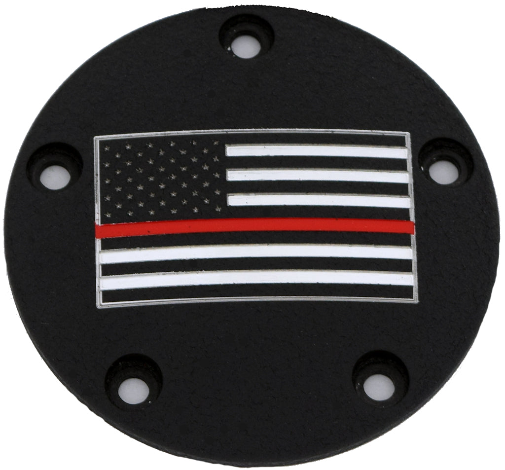 Red Line Flag-04, Black Wrinkle, TC Timer Cover