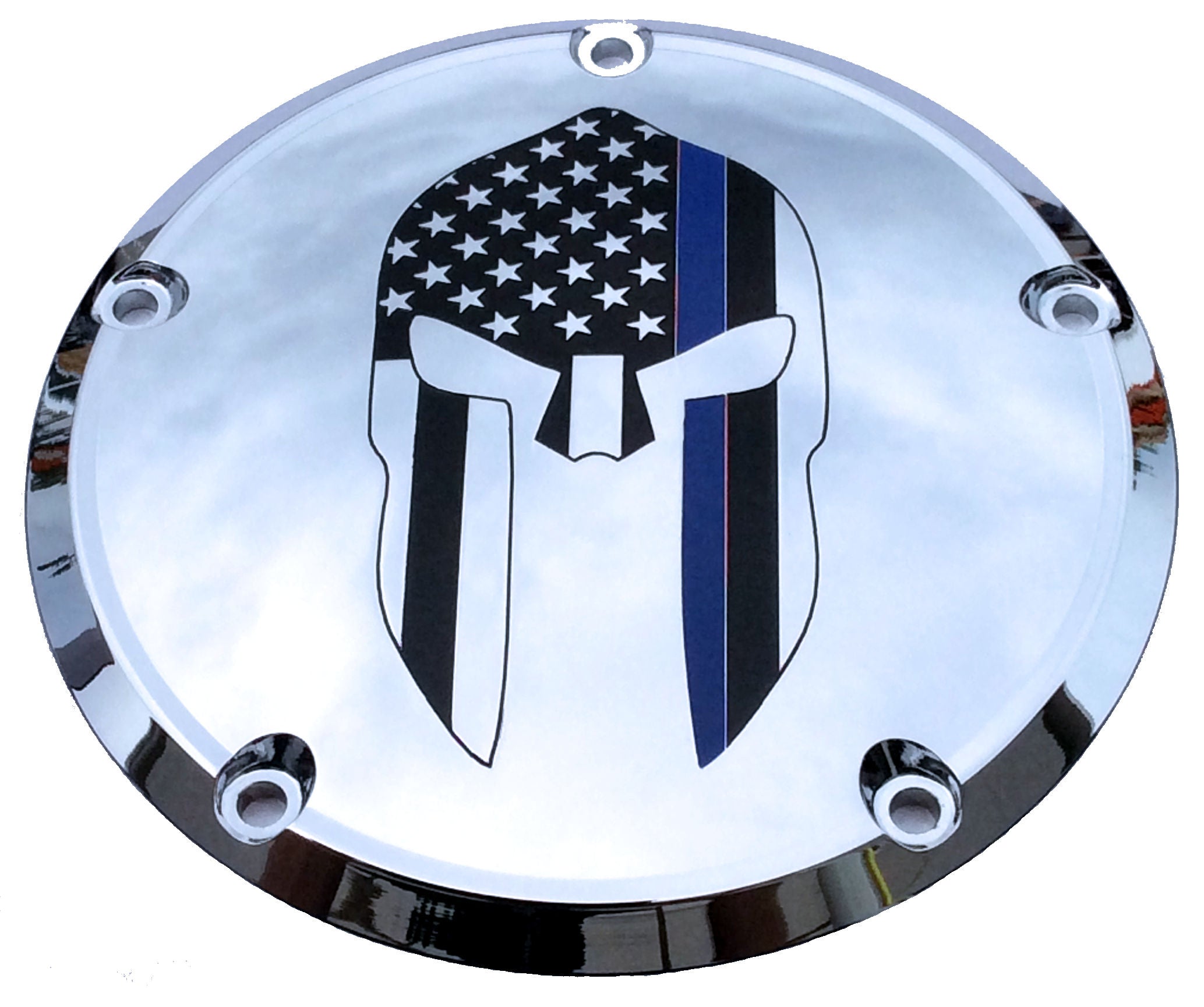 Spartan Blue Line Derby Cover, 7 ¾ inches diameter