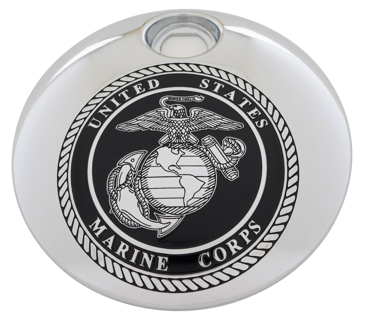 Marine Seal, Black &amp; Chrome - 2008 &amp; Later Fuel Door